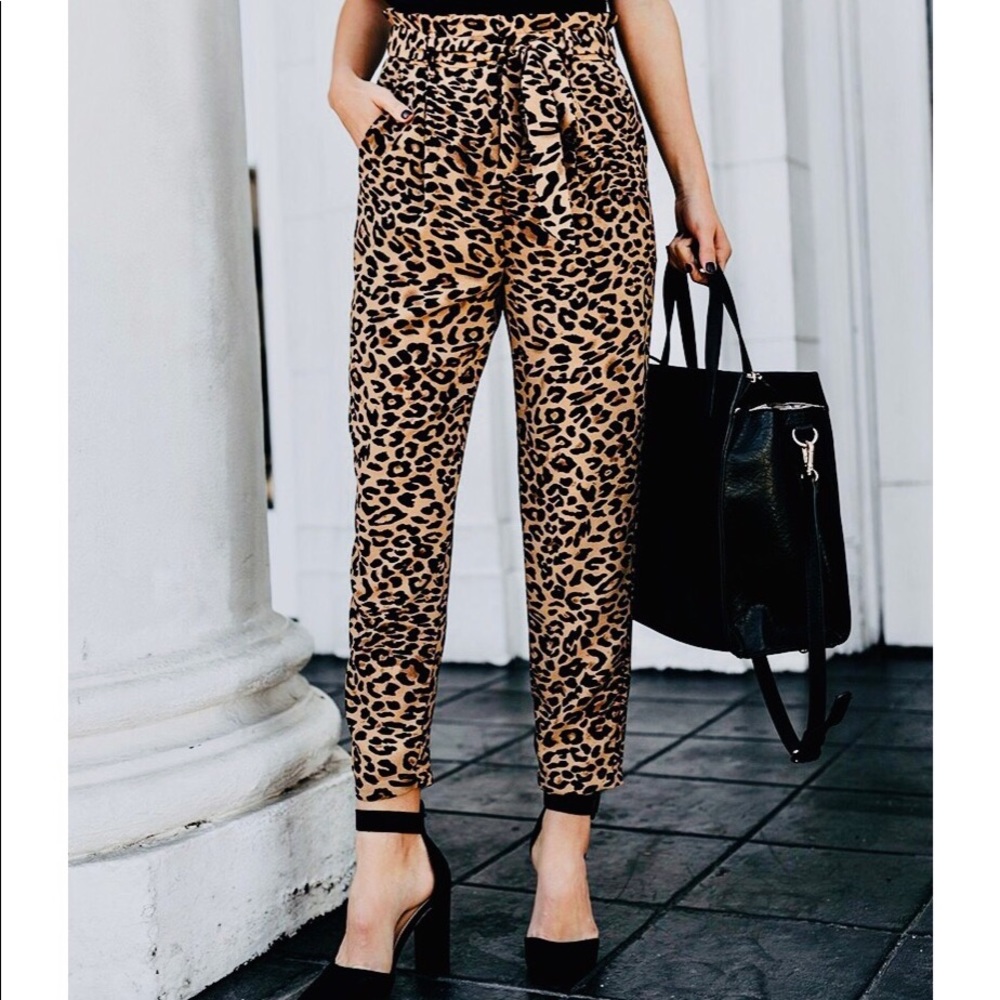 Bold Elements Womens Paperbag Waist Pant - Plus